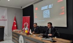 2026-2027 voleybol sezonu öncesi Kayseri'de düzenlenen bilgilendirme toplantısından bir kare