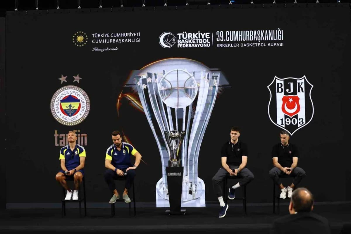 Fenerbahçe ile Beşiktaş arasında yarın oynanacak 39. Erkekler Cumhurbaşkanlığı Kupası’nın basın toplantısı gerçekleştiri