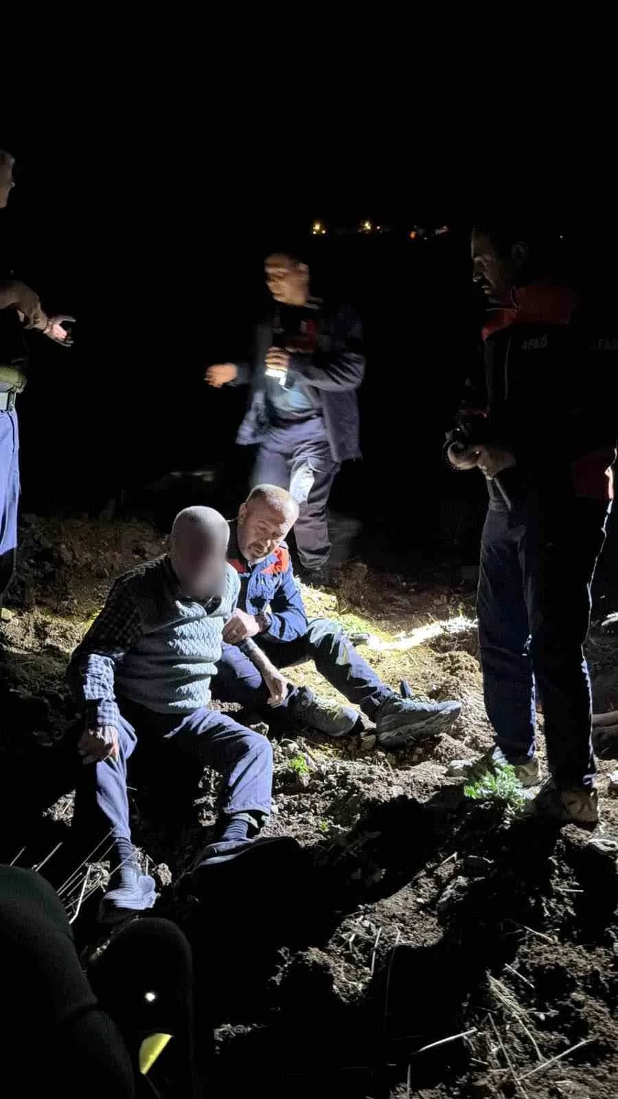 90 yaşındaki alzheimer hastası İbrahim ç.'nin ekipler tarafından bulunması