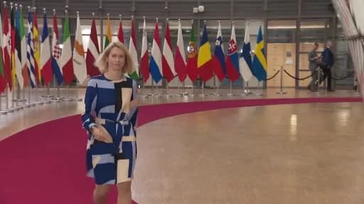 AB Dış Politika Şefi Kaja Kallas, Brüksel’de basın toplantısında konuşuyor