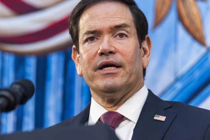 ABD Dışişleri Bakanı Marco Rubio Birleşmiş Milletler Genel Kurul toplantısında açıklama yaparken
