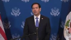 ABD Dışişleri Bakanı Marco Rubio basın toplantısında konuşuyor