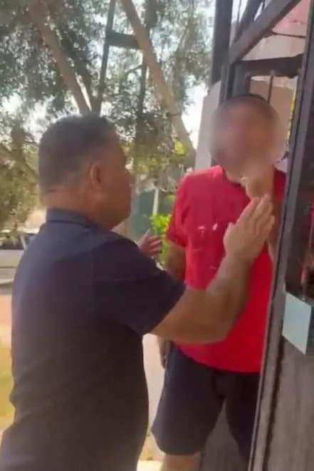 Gaziye tornavidalı saldırı ise cep telefonu kamerasıyla saniye saniye görüntülendi.