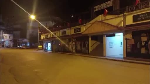 Adana Saimbeyli ilçesinde 5.0 büyüklüğünde deprem sonrası bölge genel görünümü
