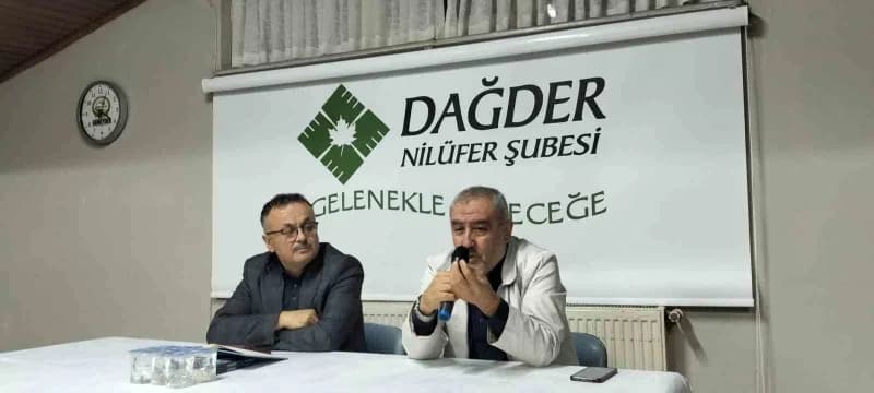 Bursa Uludağ Üniversitesi İlahiyat Fakültesi Dekanı Prof. Dr. Adem Apak, DAĞDER Nilüfer Şubesi tarafından düzenlenen Dağ
