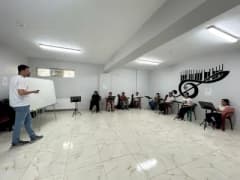 Adıyaman Belediyesi Konservatuvarı Eğitim ve Sanat Merkezi binası ve kurs kayıt alanı