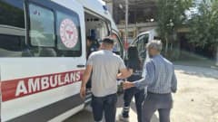 Adıyaman Yunus Emre Mahallesi'nde devrilen motosiklet kazası sonrası olay yeri