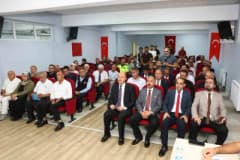Adıyaman’da Halk ve Güvenlik toplantısında Vali ve yetkililer vatandaşların taleplerini dinliyor