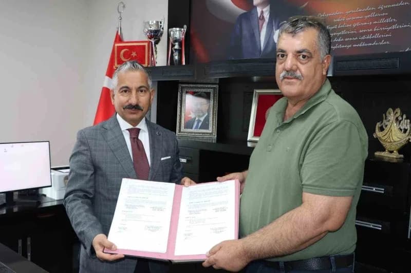 Adıyaman’da yüzey altı damla sulama sistemi kurulumu için hibe desteği töreni