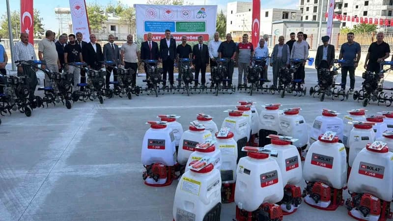 Adıyaman’da tarımsal üretimde verimliliğin artırılması ve Üretim maliyetlerinin düşürülmesi amacıyla çiftçilere 229 çapa