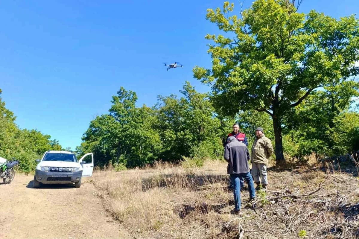 Afyonkarahisar’ın Sultandağı ilçesinde kaybolan 9 büyükbaş hayvan, dron destekli arama çalışması sonucu kısa sürede bulu