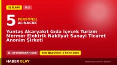 Afyonkarahisar Yüntaş AŞ şoför personel alımı ilanı 2026