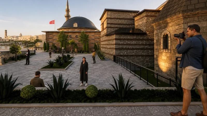 Ahilik teşkilatının Erzurum'daki kurucusu olarak bilinen Ahi Toman Baba'nın Kümbeti, yürütülen çalışmalarla yeniden gün
