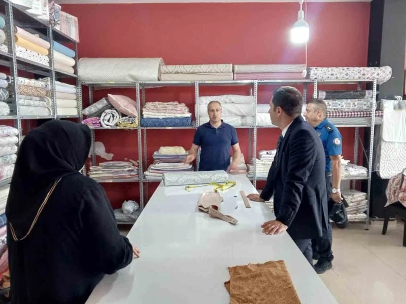 Aydıntepe’de Ahilik Haftası kapsamında esnaf ziyareti yapıldı