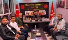Kıbrıs’ta feribot kazasında yaralanan Akkaya ailesi MHP Tavşanlı İlçe Başkanlığını ziyaret ederken