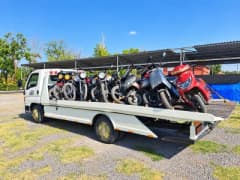 Aksaray’da jandarma ekiplerinin motosiklet sürücülerine yönelik yaptığı trafik denetimi