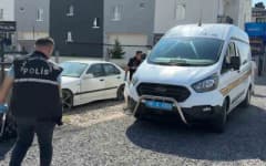 Aksaray'da özel halk otobüsü durağında yolcu alma kavgası sonrası olay yeri