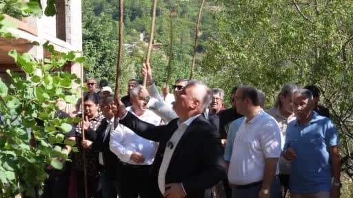 Alanya’da düzenlenen Keçiboynuzu Hasat Şenliği ve En Ağır Keçiboynuzu yarışmasından renkli görüntüler