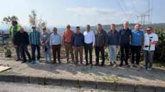 Zonguldak Alaplı İçme Suyu Projesi saha incelemesi yapan DSİ Bölge Müdürü ve ekip