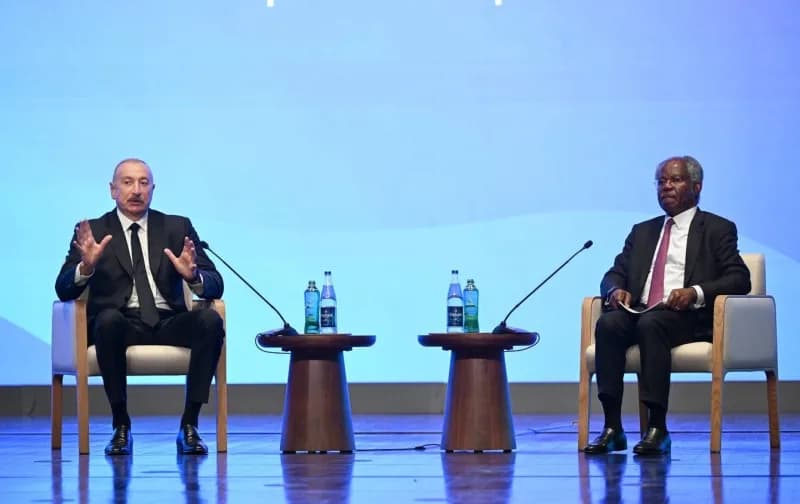 Azerbaycan Cumhurbaşkanı İlham Aliyev, Azerbaycan’ın başkenti Bakü’de gerçekleştirilen 2. Uluslararası Yatırım Forumu’nd