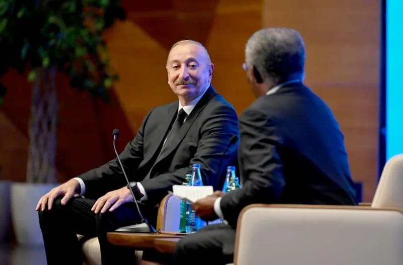 Azerbaycan Cumhurbaşkanı İlham Aliyev, Azerbaycan’ın başkenti Bakü’de gerçekleştirilen 2. Uluslararası Yatırım Forumu’na