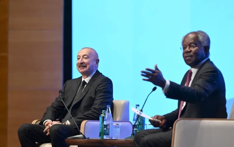 Azerbaycan Cumhurbaşkanı İlham Aliyev, Azerbaycan’ın başkenti Bakü’de gerçekleştirilen 2. Uluslararası Yatırım Forumu’na