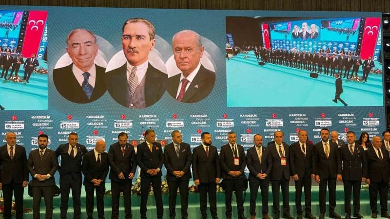 MHP Ankara 15. Olağan İl Kongresi'nde Alparslan Doğan yeniden il başkanı seçildi