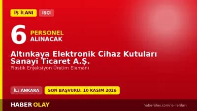 Altınkaya Elektronik Cihaz Kutuları A.Ş. üretim personeli alımı başvuru detayları