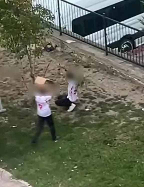 Amasya Belediyesi o anların görüntülerini "Hata yaptınız" notuyla sosyal medyada paylaştı.