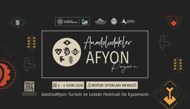 Anadoludakiler Afyon Pazarı etkinliğinde yöresel ürünler ve el sanatları sergileniyor