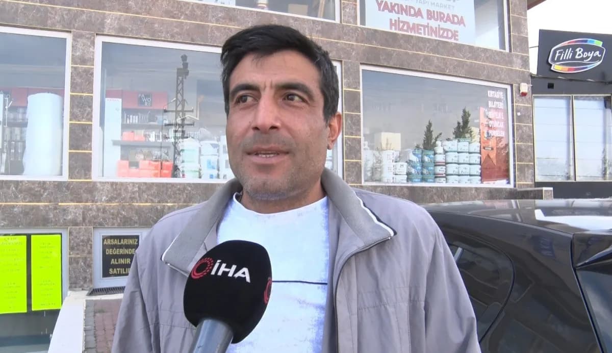 Ankara Altındağ’da müşterisinin darp ettiği köftecinin tezgahı ve çevresi