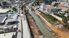 Hatay Valisi Mustafa Masatlı, Asi Nehri Islah Çalışmaları kapsamında Ata Köprüsü’nde inceleme yaparken