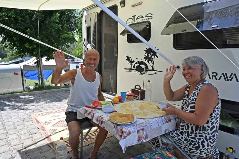 Ziyaretçiler, Karavan Park'ın dünya standartlarında, örnek gösterilecek bir hizmet verdiğini söyledi.