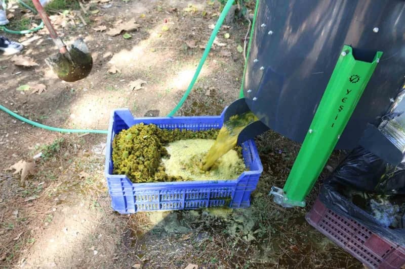 Kemer ilçesinin kırsal mahallelerindeki üreticiler, ceviz soyma makinesiyle iş yükünü azaltarak hasat sürecini hızlandır