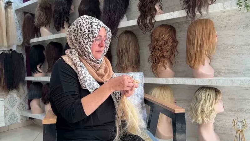Küçük yaşta geçirdiği korkunç iş kazasında saçlarını ve kulaklarını kaybeden 51 yaşındaki Asiye Koçuk, yaşadığı büyük ac