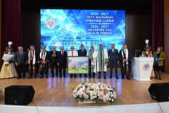 Atatürk Üniversitesi Rektörü Prof. Dr. Ahmet Hacımüftüoğlu ve Kırgızistan-Türkiye Manas Üniversitesi Rektörü Prof. Dr. A