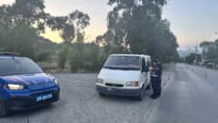 Aydın’da jandarma ekiplerinin düzenlediği Çember-142 Operasyonu sırasında operasyon alanı