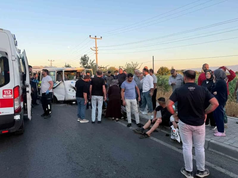 Aydın’da trafik kazası: 10 yaralı