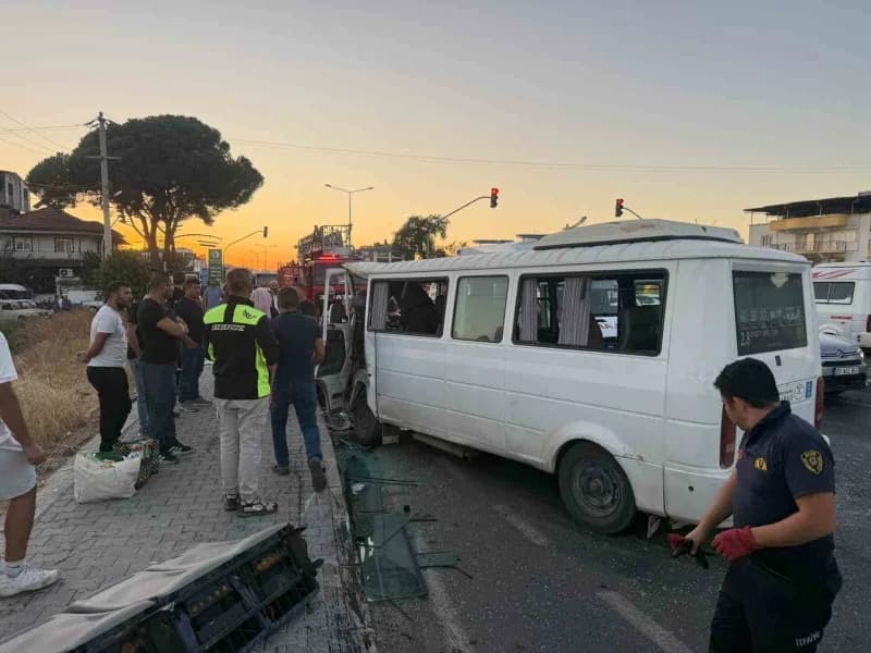 Aydın’da trafik kazası: 10 yaralı