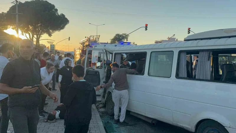 Aydın’da trafik kazası: 10 yaralı