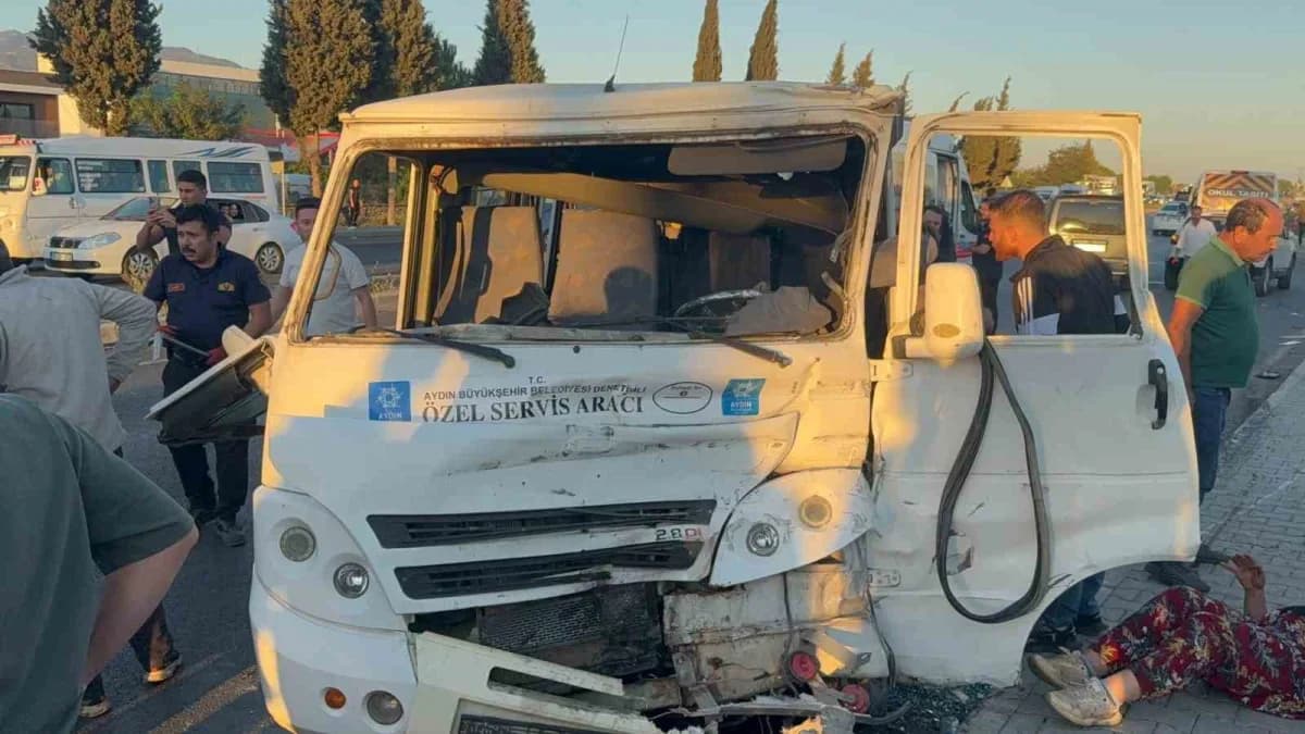 Aydın’da trafik kazası: 10 yaralı