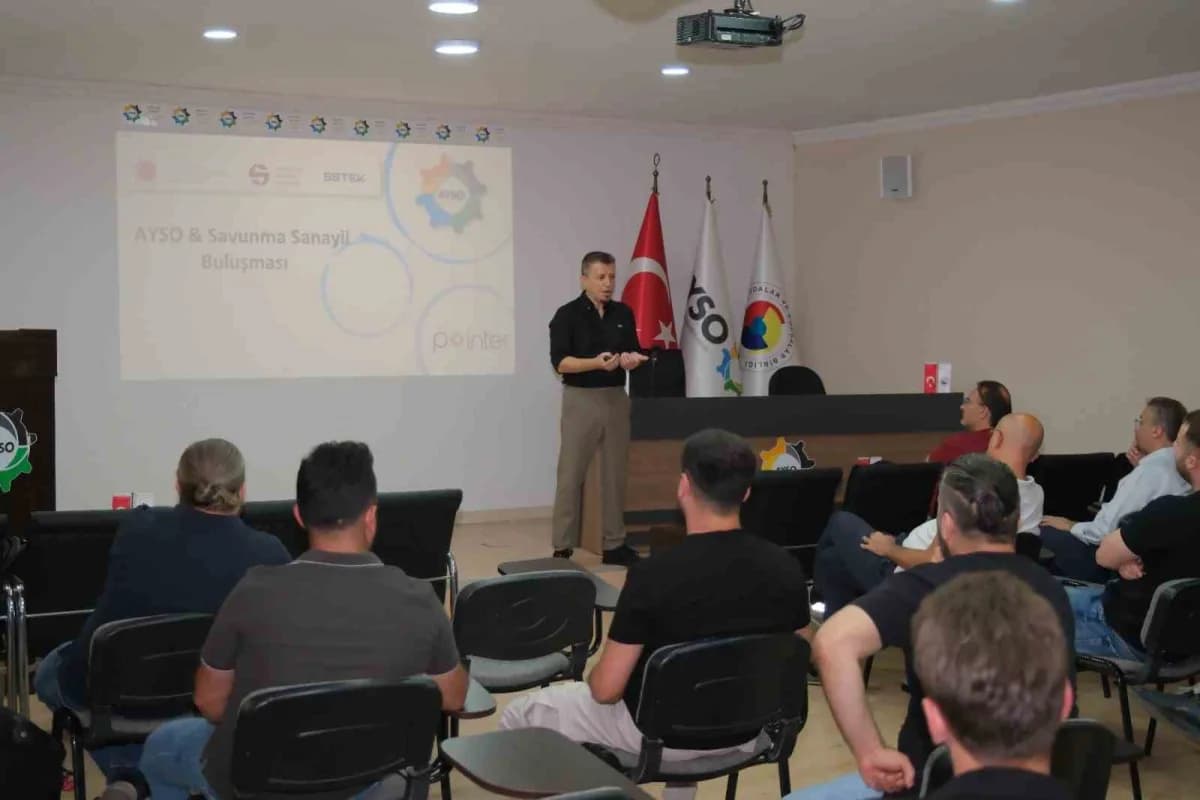 Aydın Sanayi Odası (AYSO) Başkanı ve Başkan Adayı Gökhan Maraş, Savunma sanayisine yönelik vaat ettiği proje çerçevesind