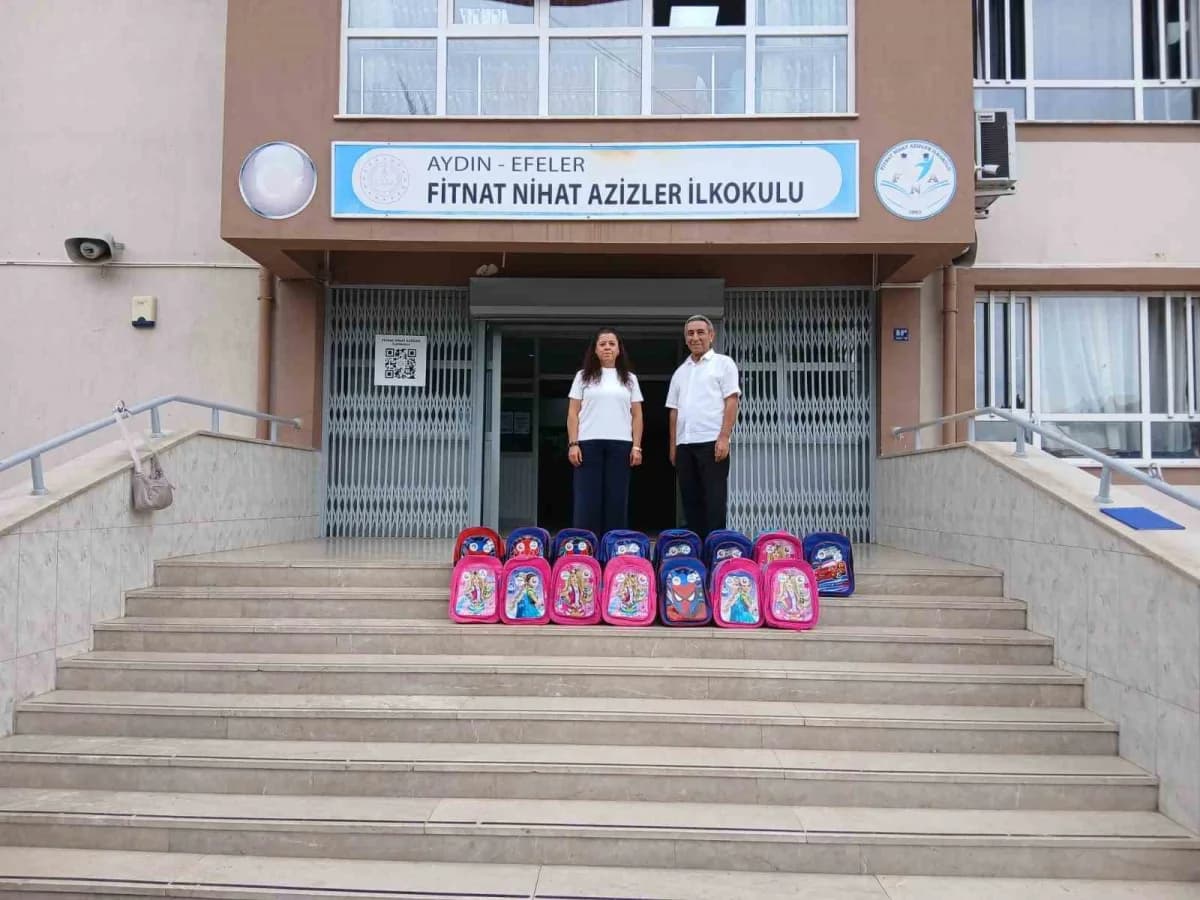 Aydın Sanayi Odası (AYSO) ve TOBB iş birliğiyle hazırlanan 500 okul çantası, Aydın’ın farklı ilçelerinde eğitim gören ih