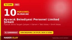 Çanakkale Ayvacık Belediyesi Personel Ltd. Şti. işçi alımı ilanı için başvuru yapan adaylar