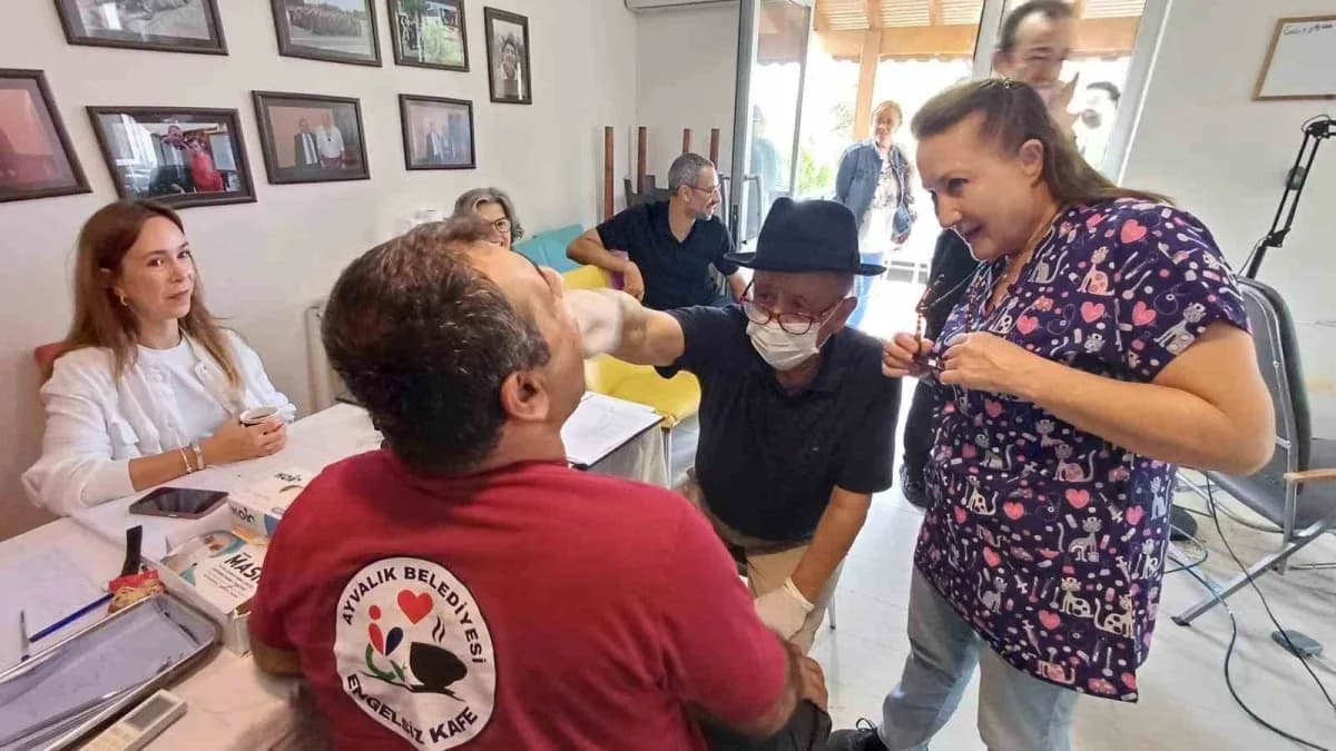 Ayvalık’ta 200 engelli bireyin ağız ve Diş tedavileri yapıldı
