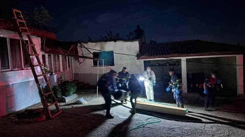 Kırklareli'nin Babaeski ilçesi Düğüncülü köyünde bir evde çıkan yangında 51 yaşındaki adam hayatını kaybetti.