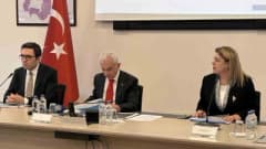 Kırklareli Valiliği önünde Bağımlılıkla Mücadele İl Kurulu toplantısı yapılıyor