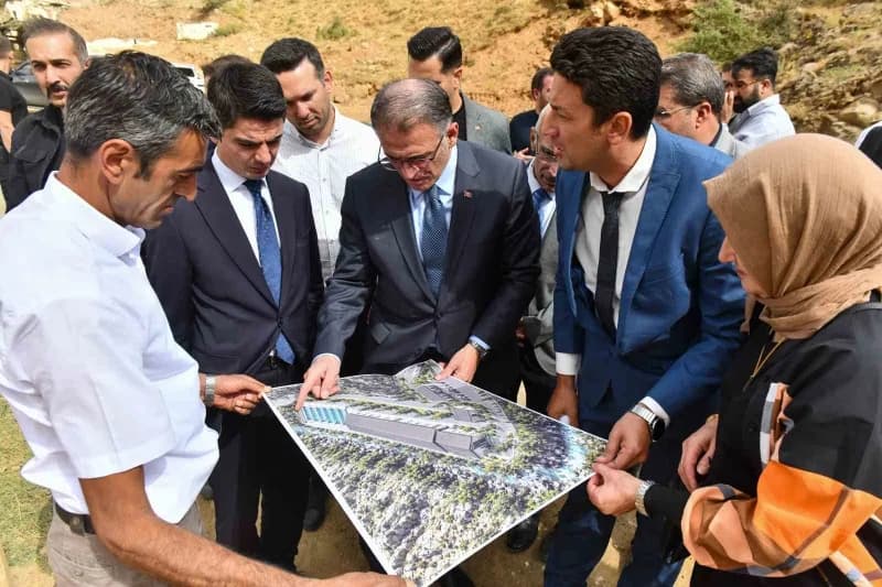 Van’ın Bahçesaray ilçesinde yılda 300 milyon yumurta ve 100 milyon yavru balık üretim kapasitesine sahip olacak tesisin