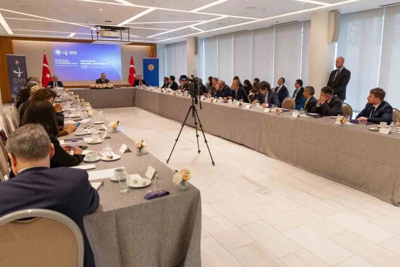Dışişleri Bakanı Hakan Fidan, BM 81. Genel Kurulu yüksek düzeyli haftasında ABD'li düşünce kuruluşları ve akademisyenler