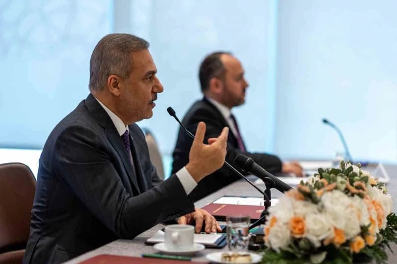 Bakan Fidan, ABD’li düşünce kuruluşlarından temsilcilerin ve akademisyenlerin sorularını yanıtladı